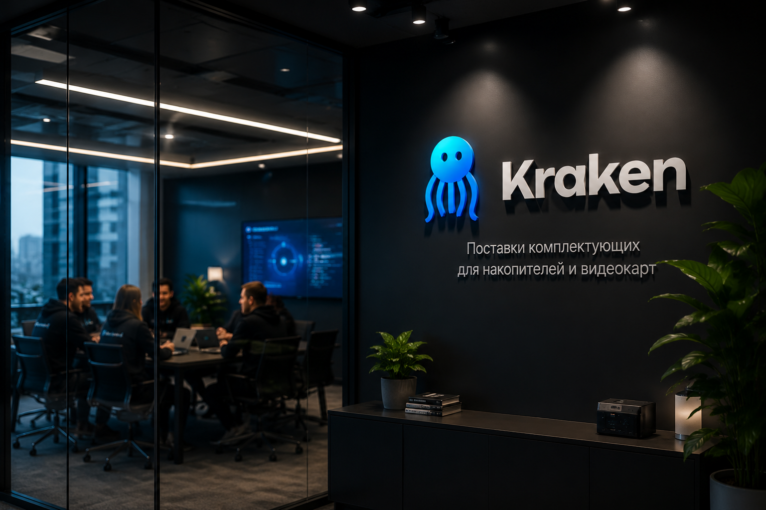 Команда Kraken в офисе